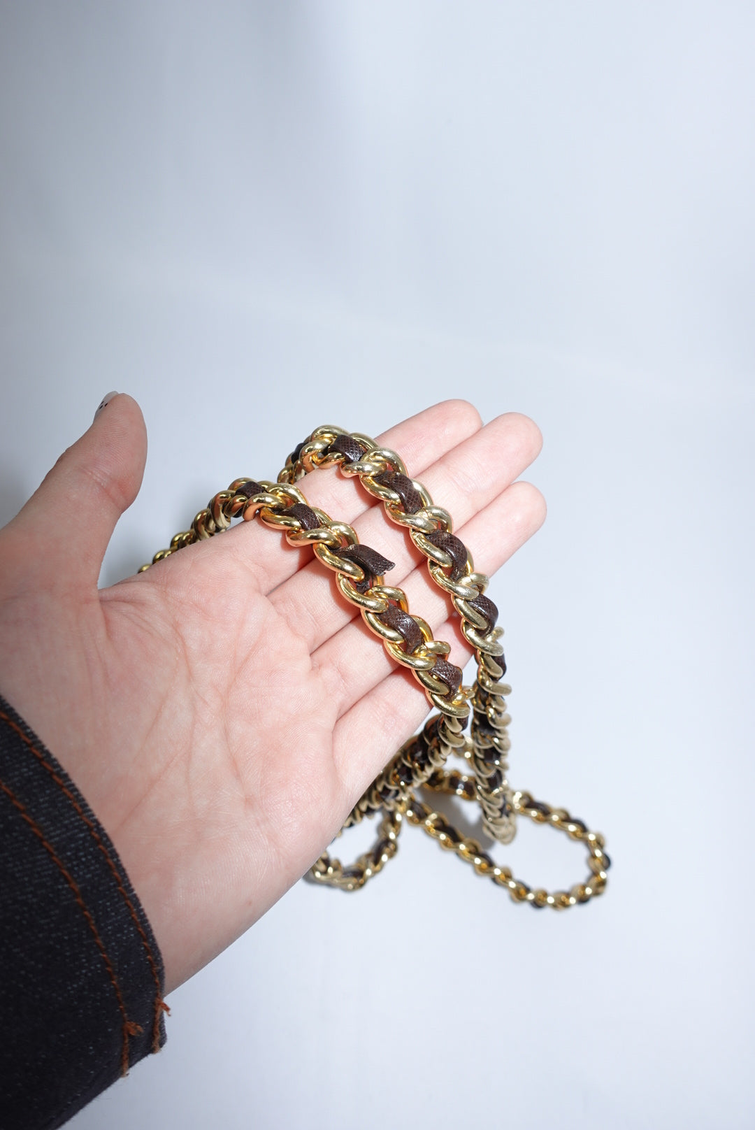 Prada Nylon Brown Vintage Gold Toned Hardware Shoulder Bag