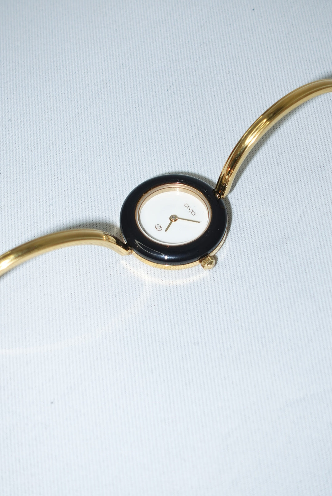Gucci Bezel Gold Bracelet Vintage Watch