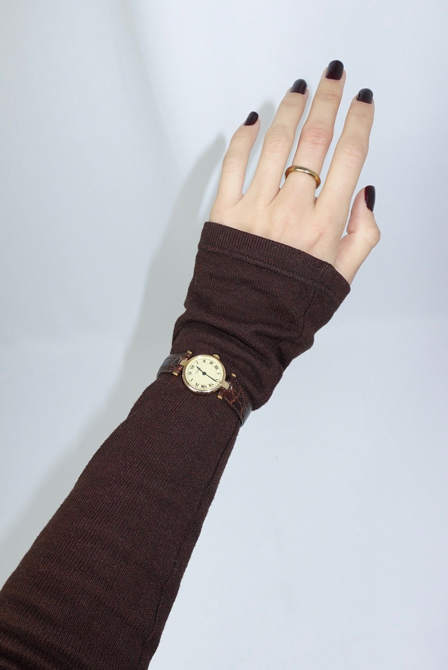 Cartier Must Vendôme 24mm  Gold Toned Vintage Watch