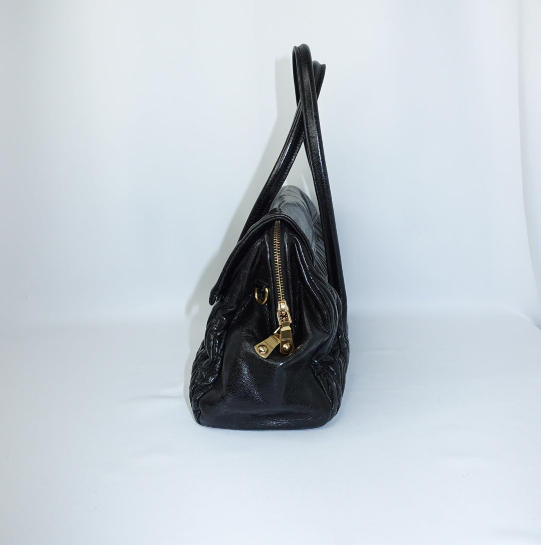 Miu Miu Matelasse Black Bag