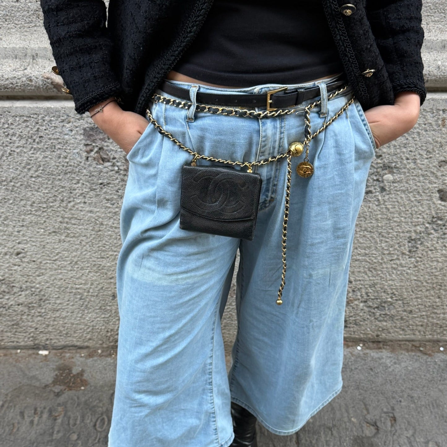 Chanel Mini Wallet w/ Chain