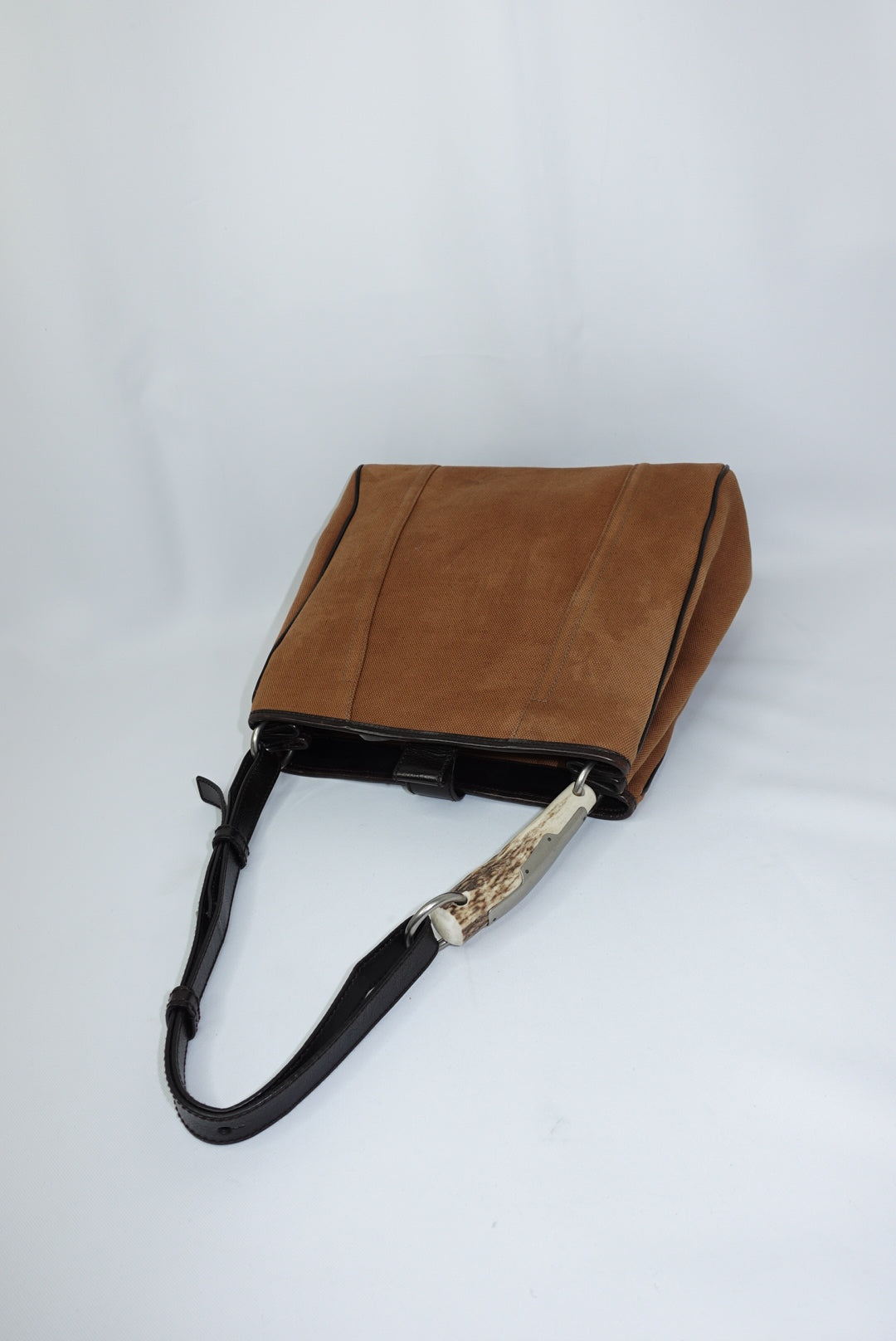 Yves Saint Laurent Mombasa Vintage Caramel Brown Tote Bag