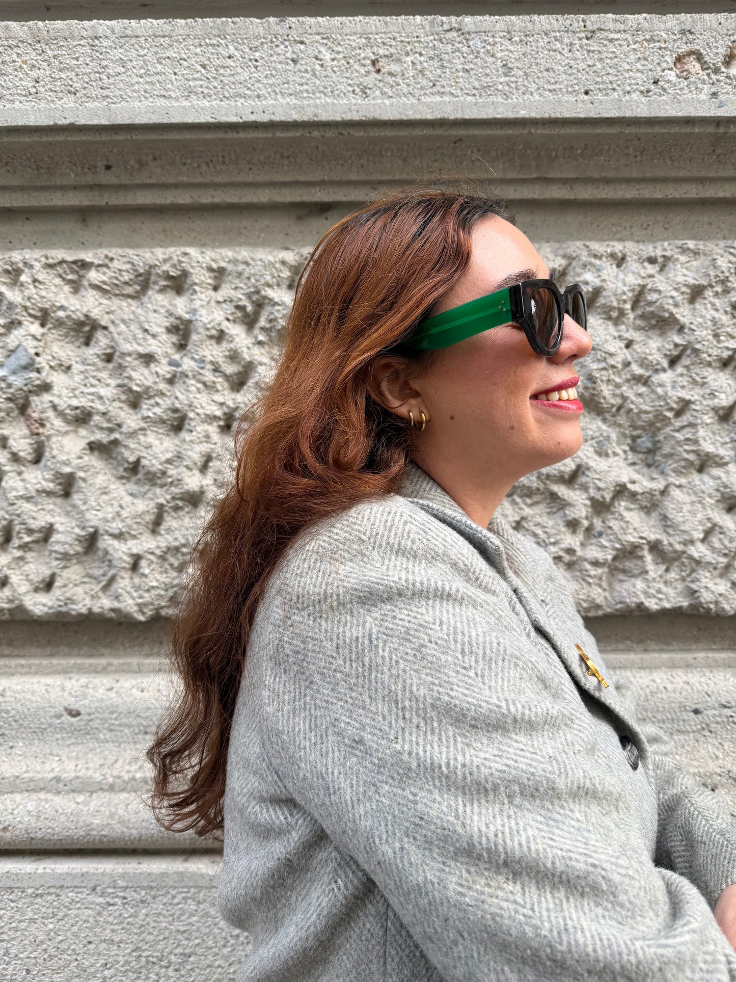 Celine Black and Green Sunglasses