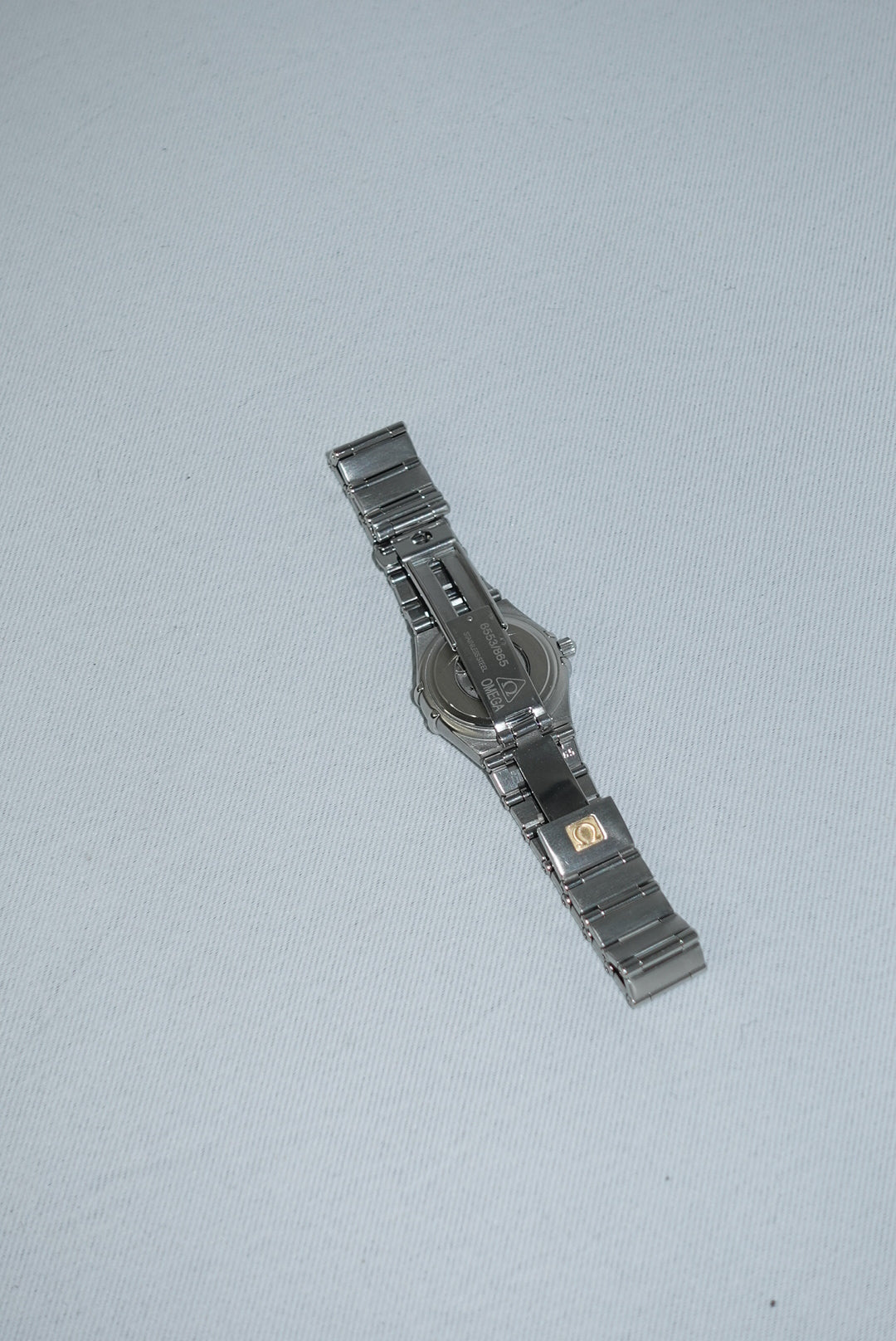 Orologio vintage Omega Constellation Mini Quarz color argento