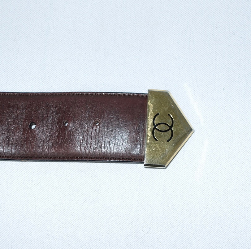 Chanel Brown Belt
