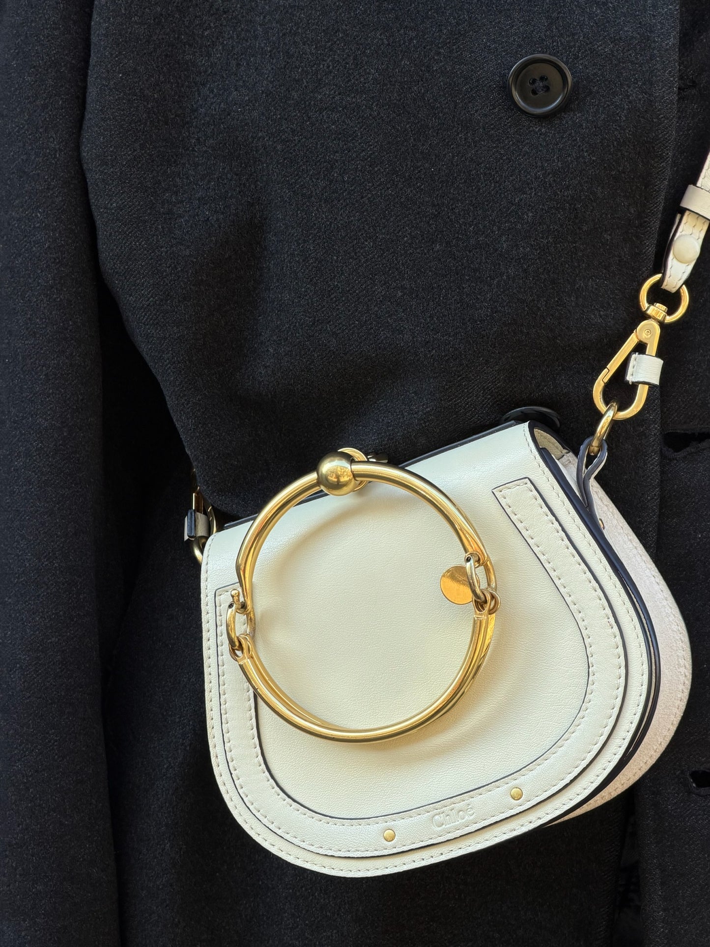 Chloé Cream Nile Bracelet Bag