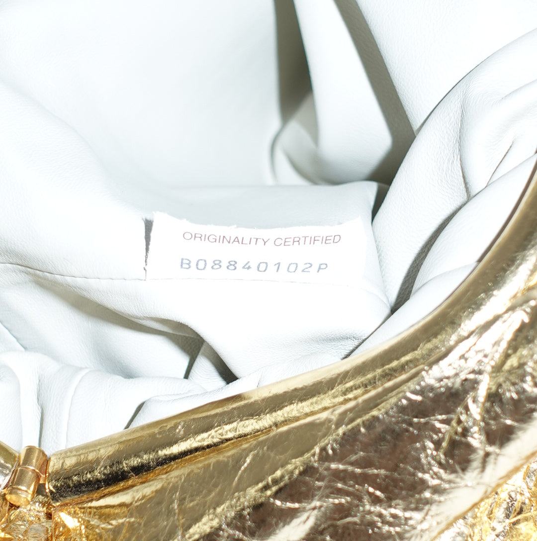 Bottega Veneta Gold Big Pouch