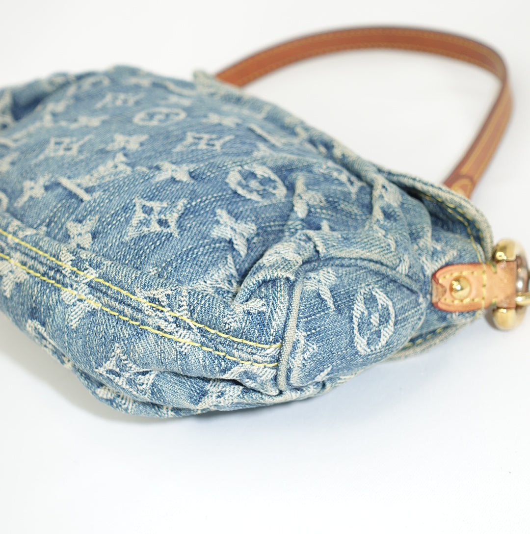 Louis Vuitton Denim Pleaty Mini Bag