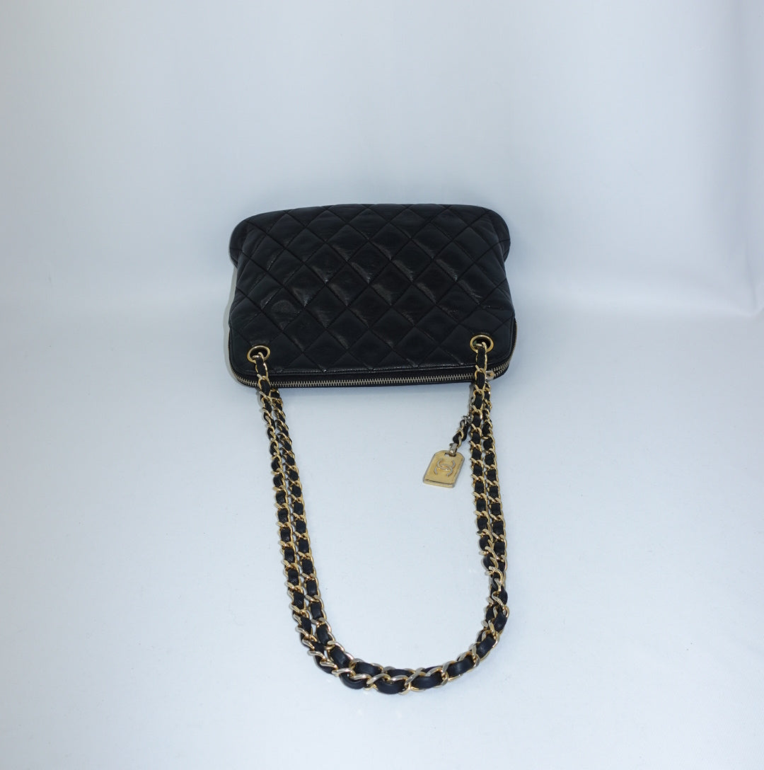 Chanel Quilted Dome Shoulder Bag