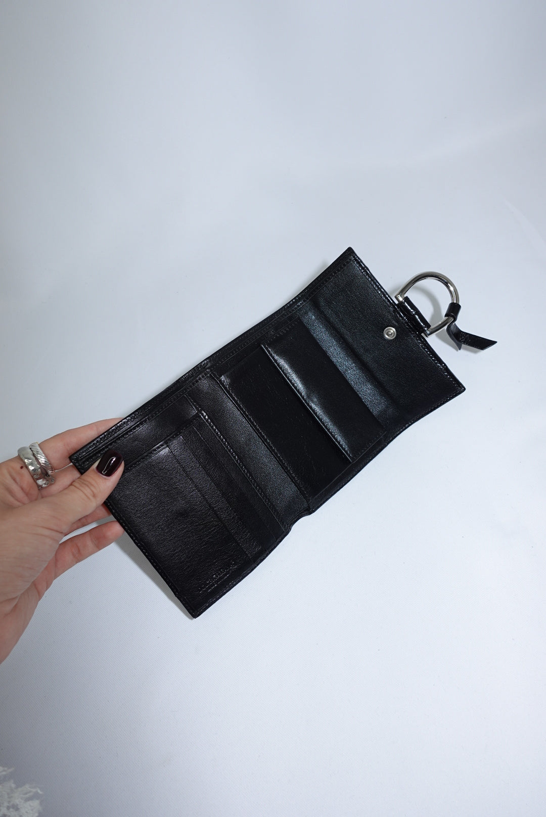 Dolce & Gabbana Vintage Black Patent Leather Wallet