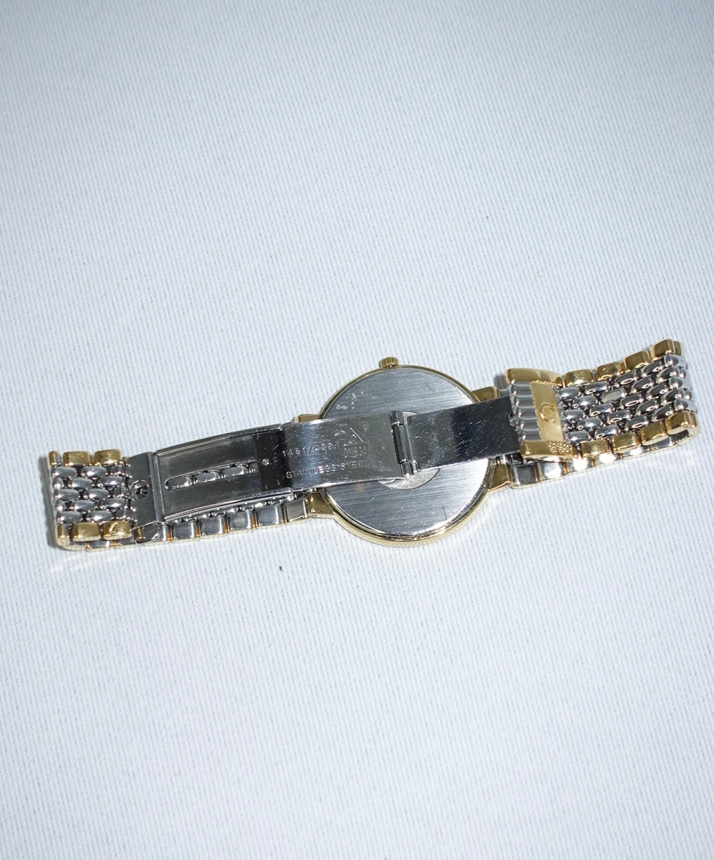 Vintage Omega De Ville large white dial watch