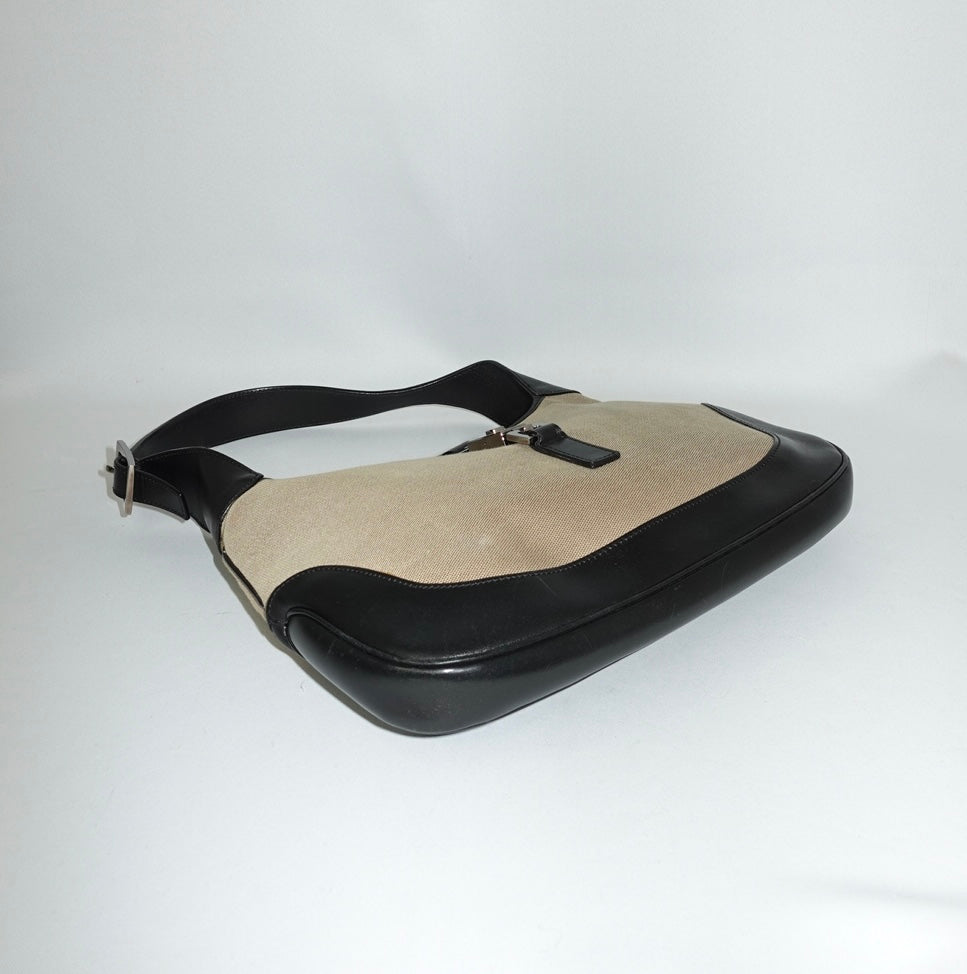 Gucci Jackie Black & Beige Bag