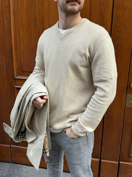 Yves Saint Laurent Beige Sweater