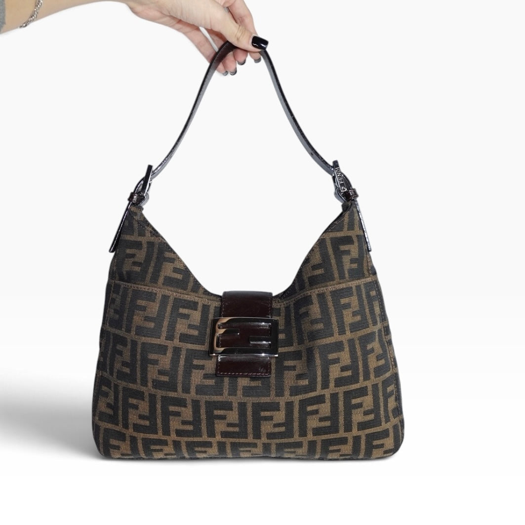 Fendi Zucca Hobo Bag