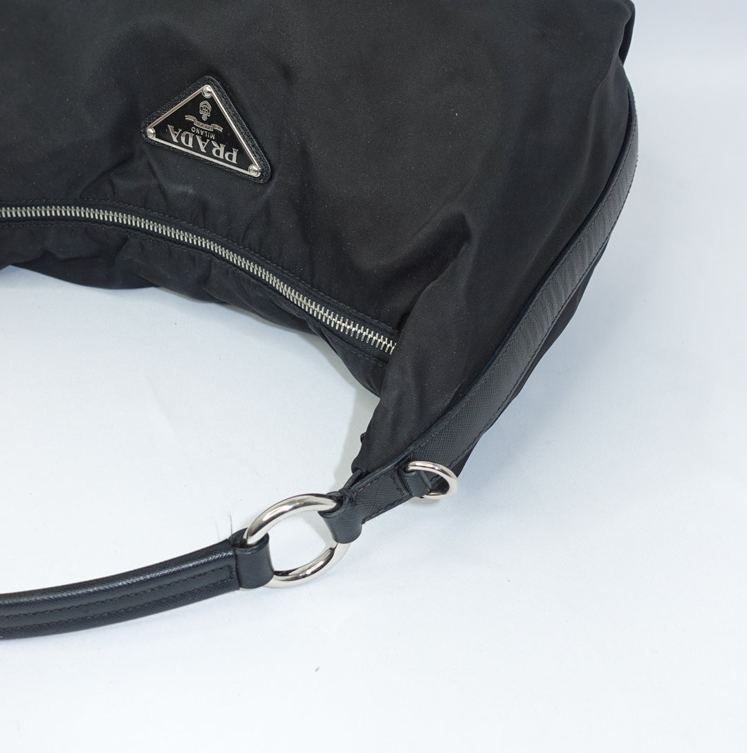 Prada Nylon Half Moon Bag