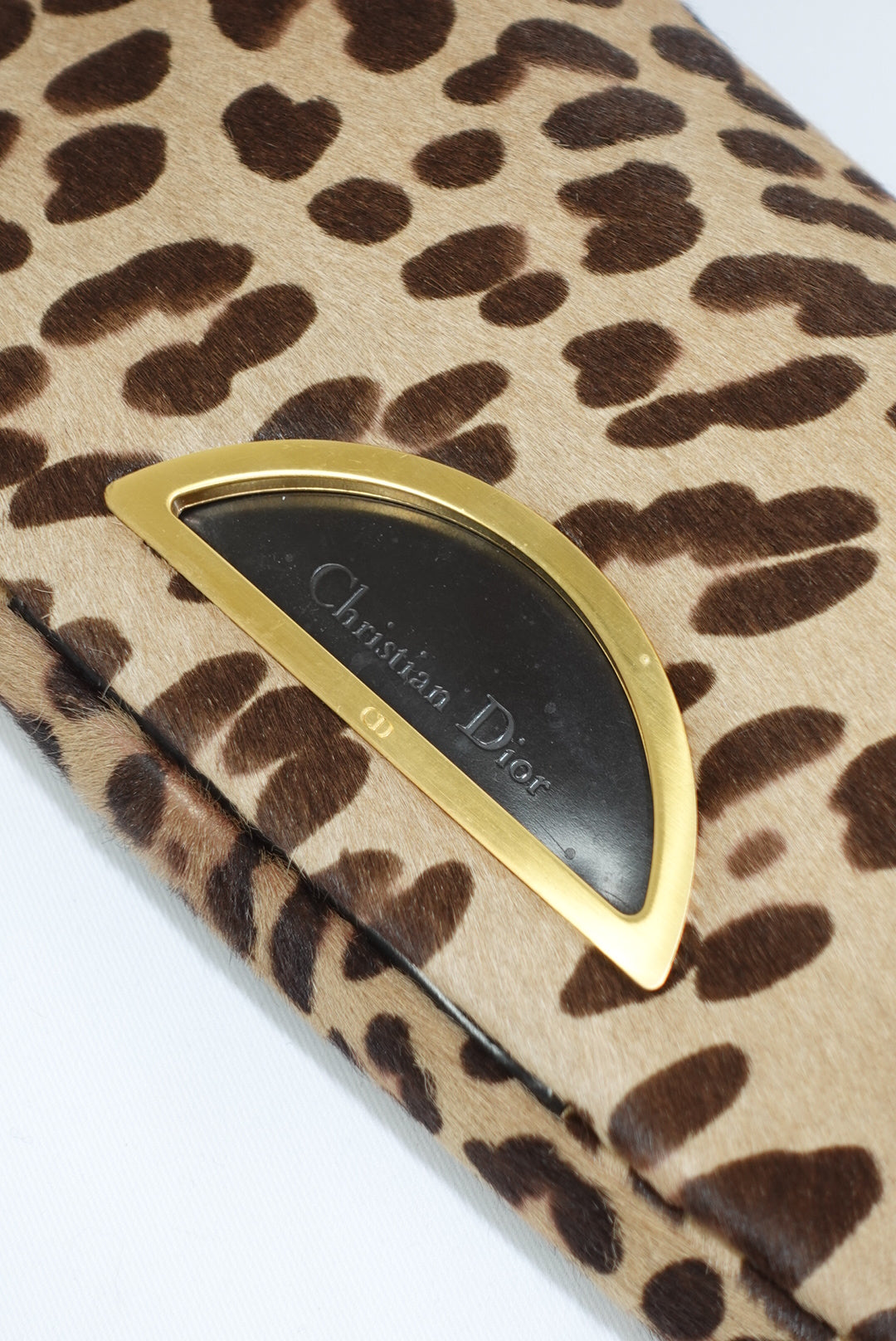 Christian Dior Malice Cheetah Ponyhair Shoulder Bag