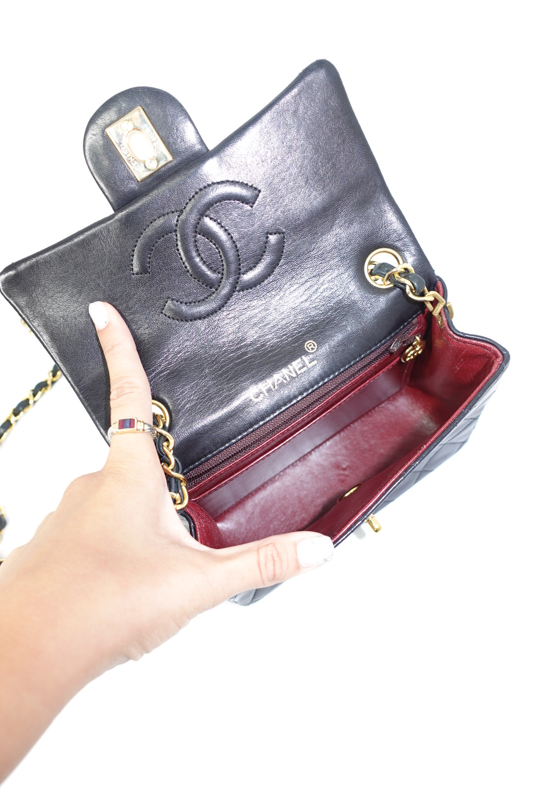 Classic Timeless Vintage Black Mini Square FULL SET