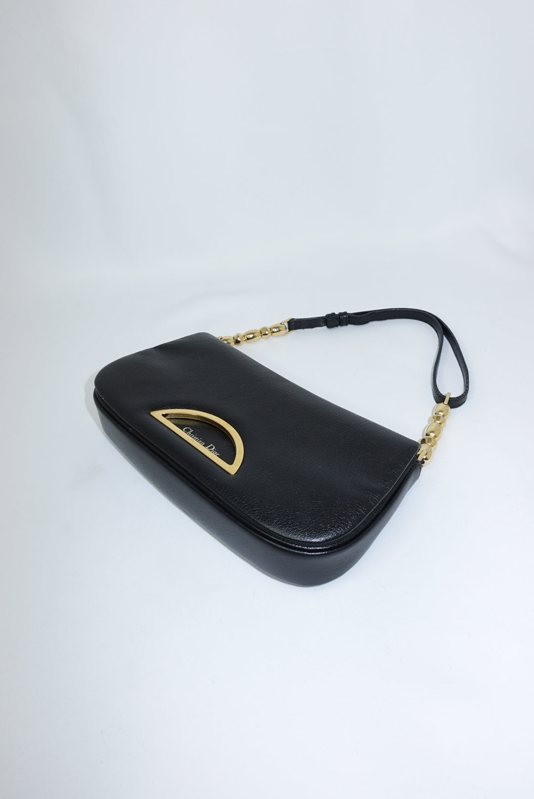 Christian Dior Malice Black Vintage Y2K Leather Shoulder Bag