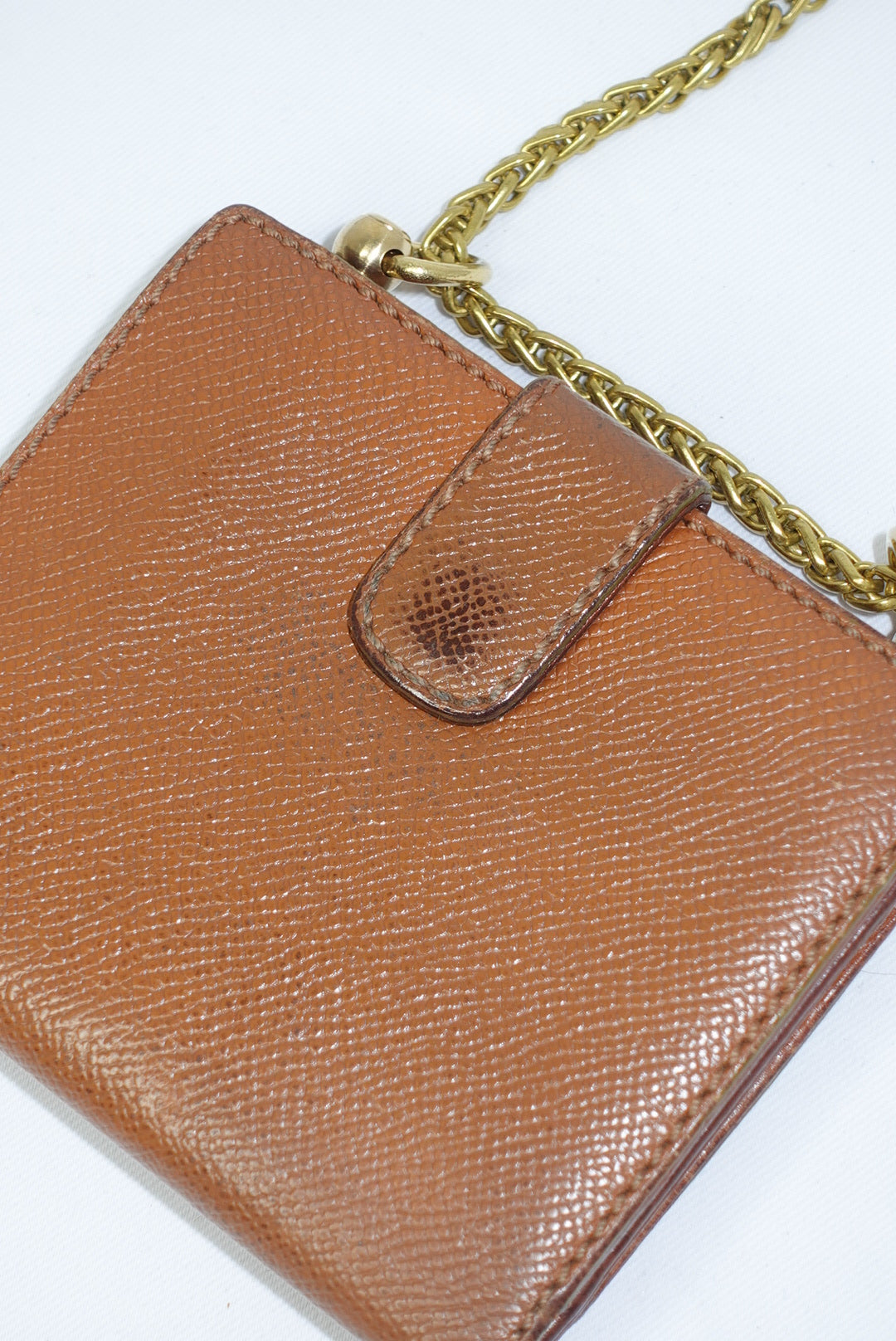 Re-Worked Chanel Vintage Caramel Brown Small W.O.C.