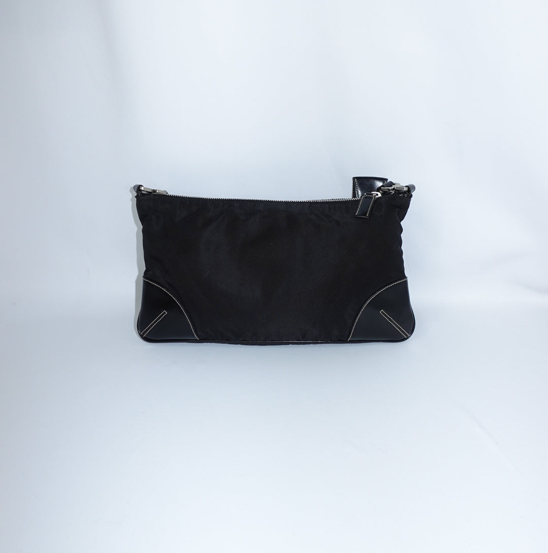 Prada Black Nylon Shoulder Bag