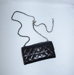 Chanel Black Flap Wallet On Chain