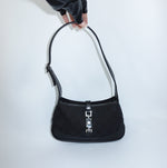 Gucci Jackie Mini Black Canvas Shoulder Bag