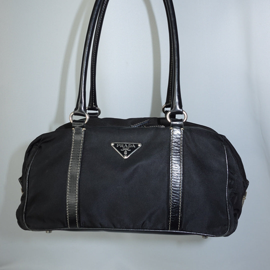 Prada Nylon Black Shoulder Bag