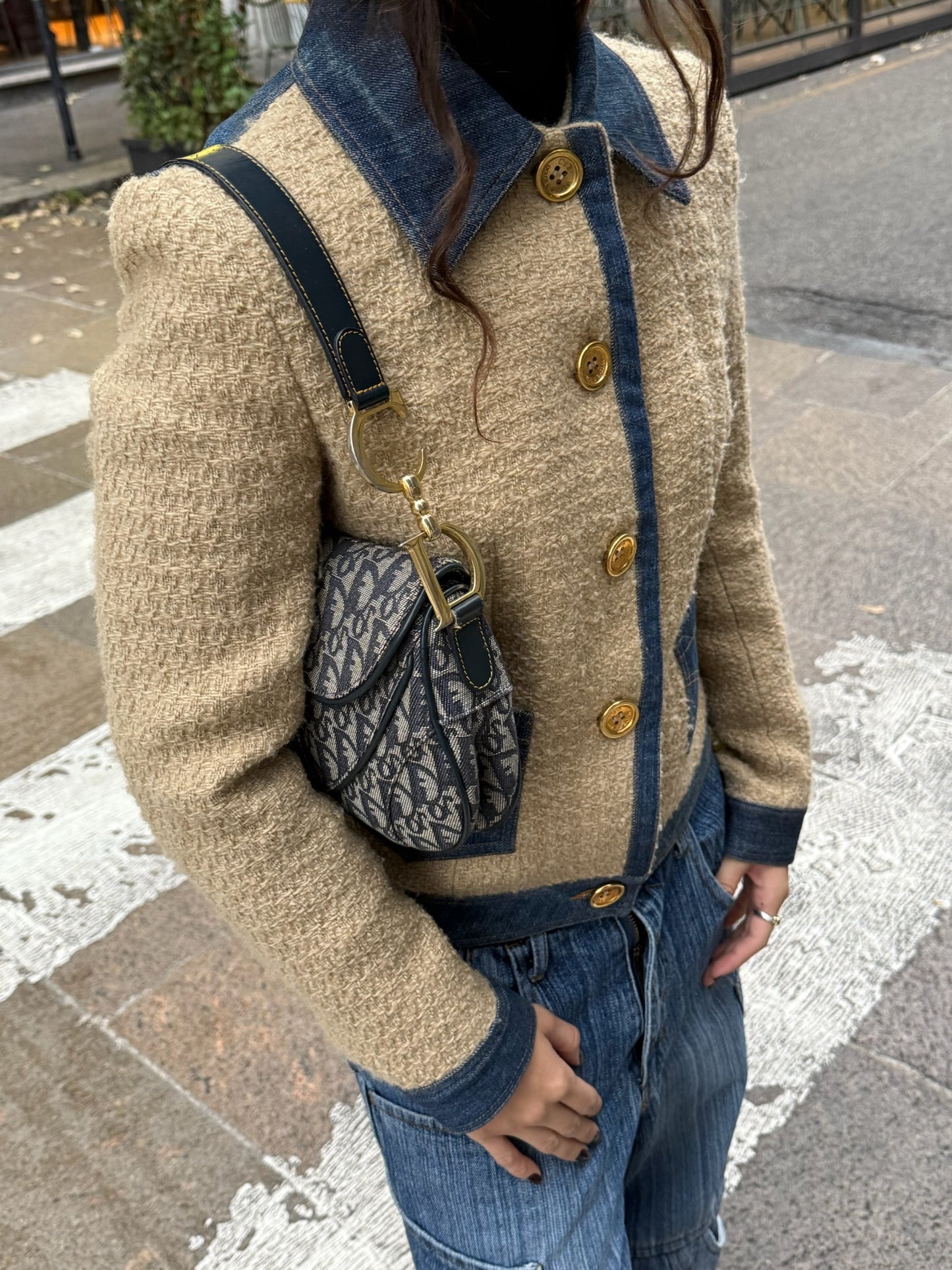 Dolce & Gabbana Denim and Wool Vintage Jacket