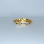 Classic Gucci quartz watch in gold-tone stainless steel with a sleek gold dial