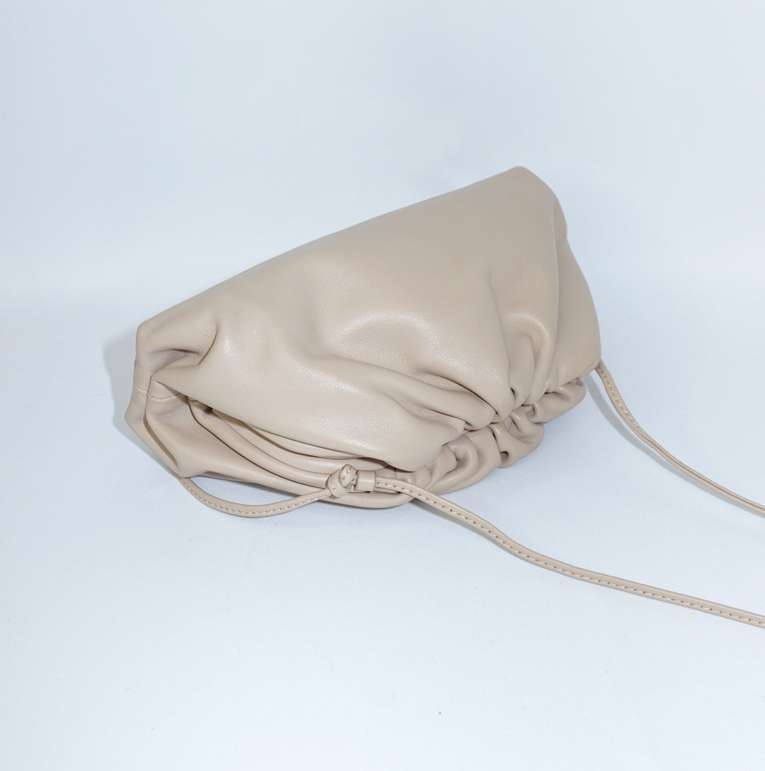 Bottega Veneta Beige Mini Pouch