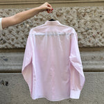 YSL Vintage Pink Shirt Pastel Oversized Style