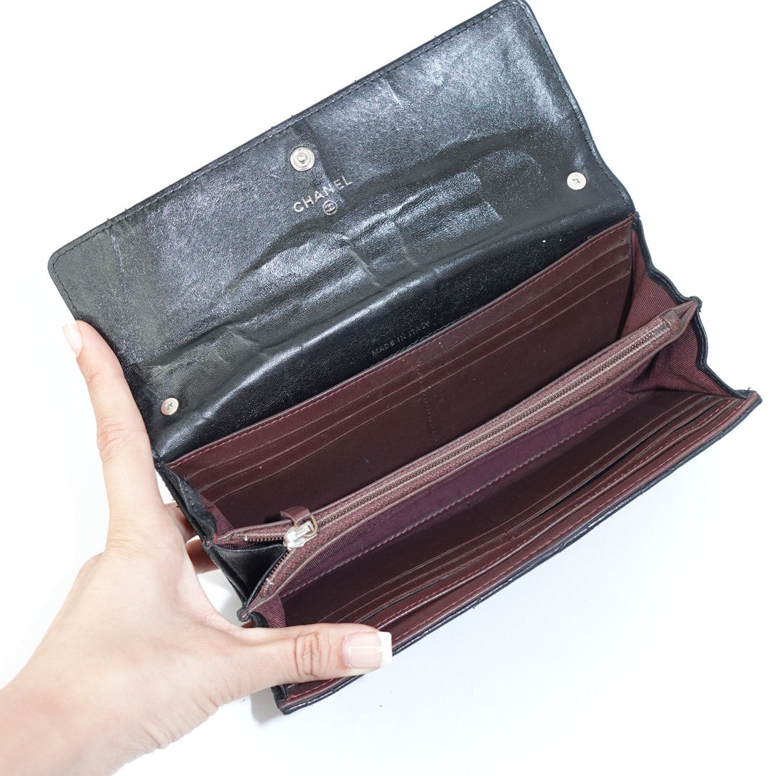 Chanel Black Wallet On Chain