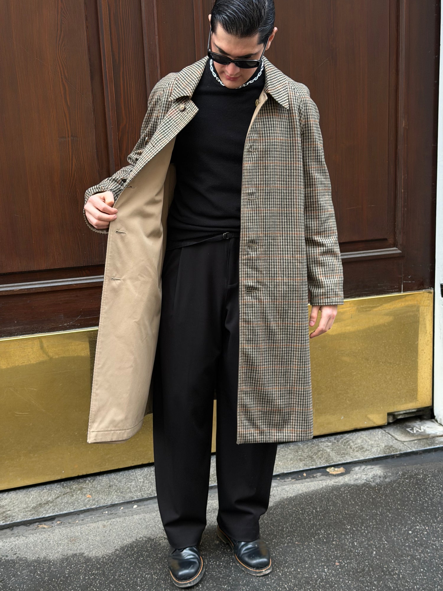 Trench vintage Burberry double face reversibile