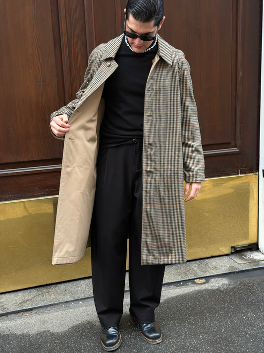 Trench vintage Burberry double face reversibile