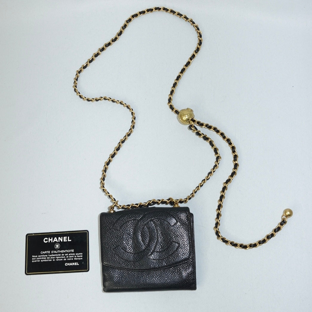 Chanel Mini Wallet w/ Chain