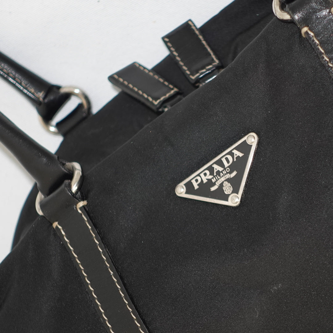 Prada Nylon Black Shoulder Bag