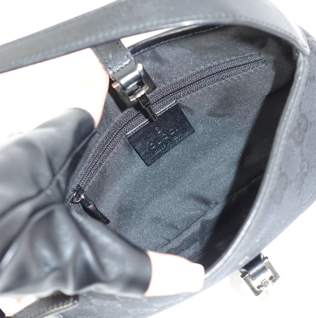 Gucci Jacki Mini Black Canvas