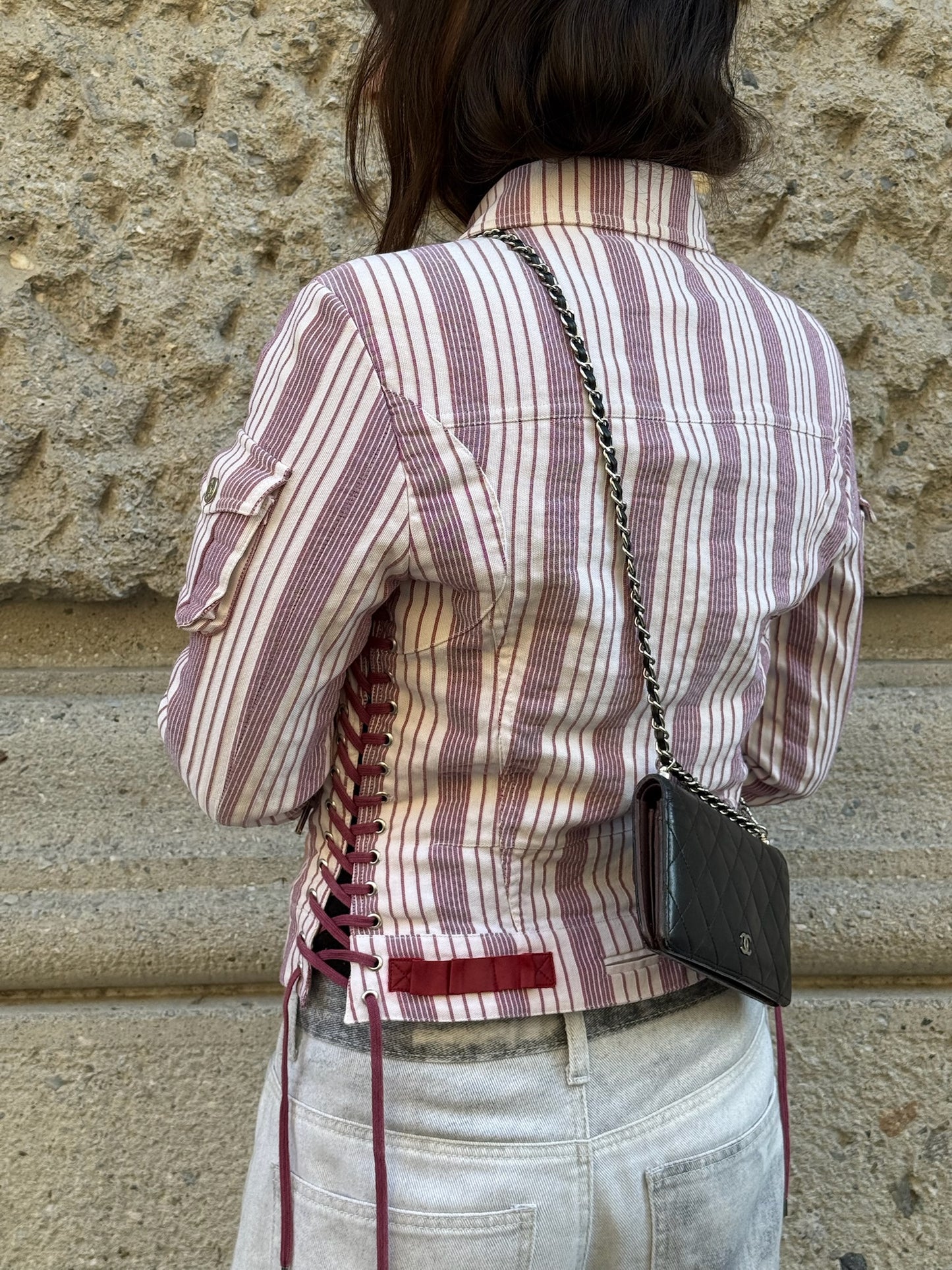 Christian Dior Striped Vintage Jacket