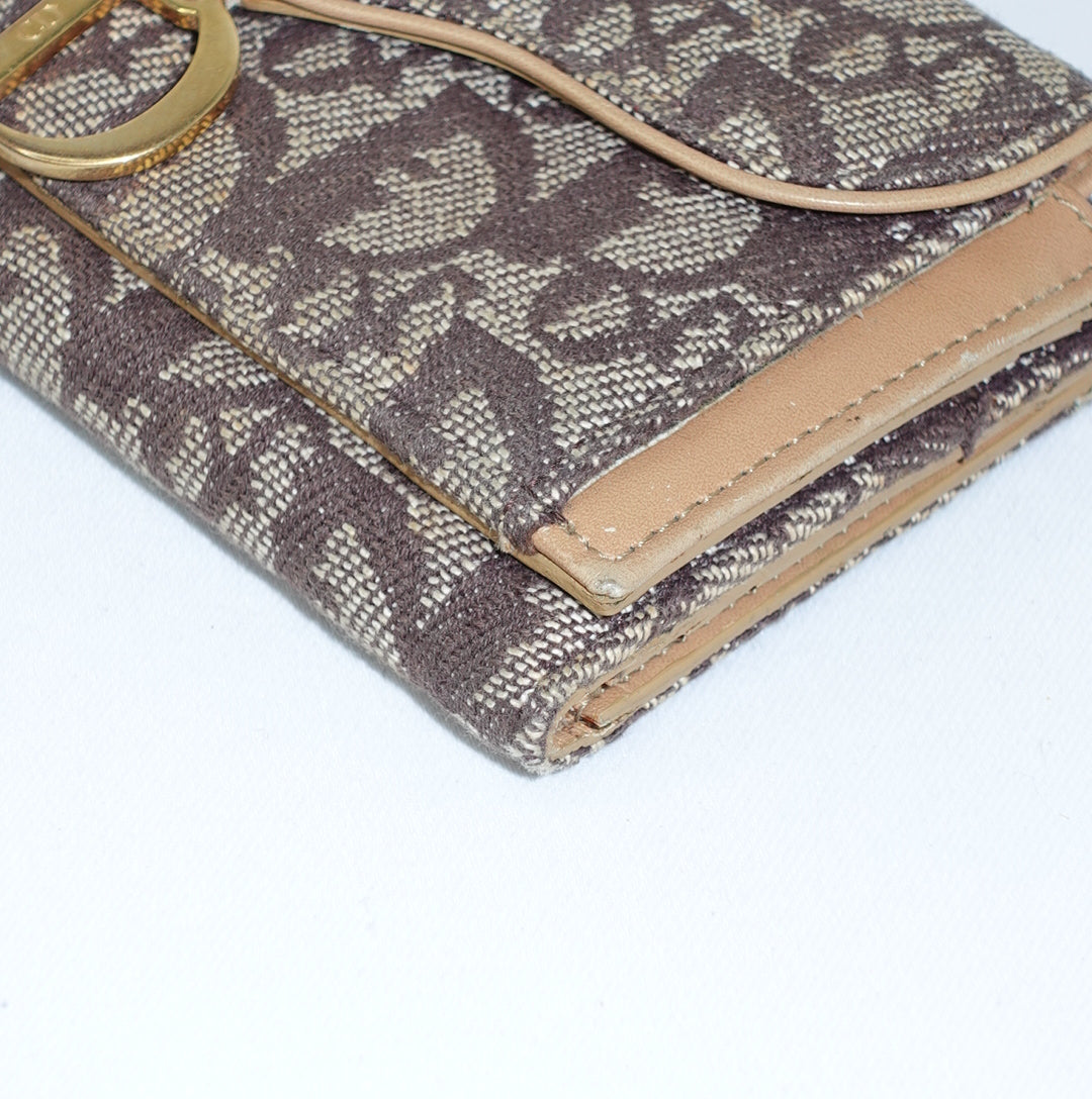 Dior Brown Monogram Wallet