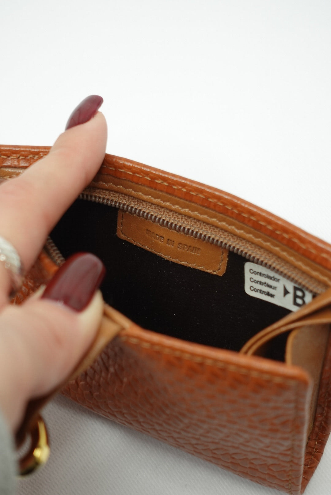 Dior Caramel Brown Vintage Wallet