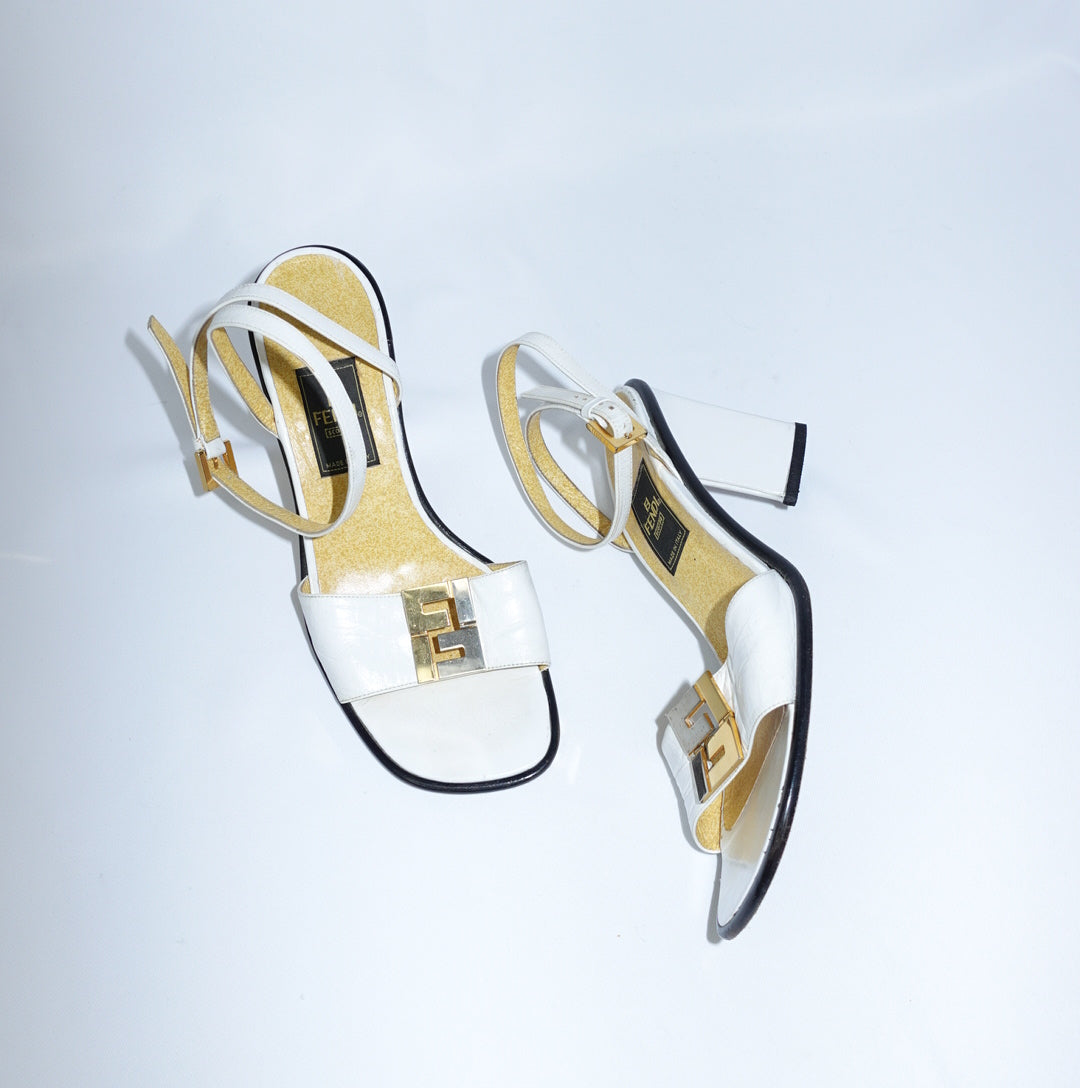 Fendi Sandal Heels 38