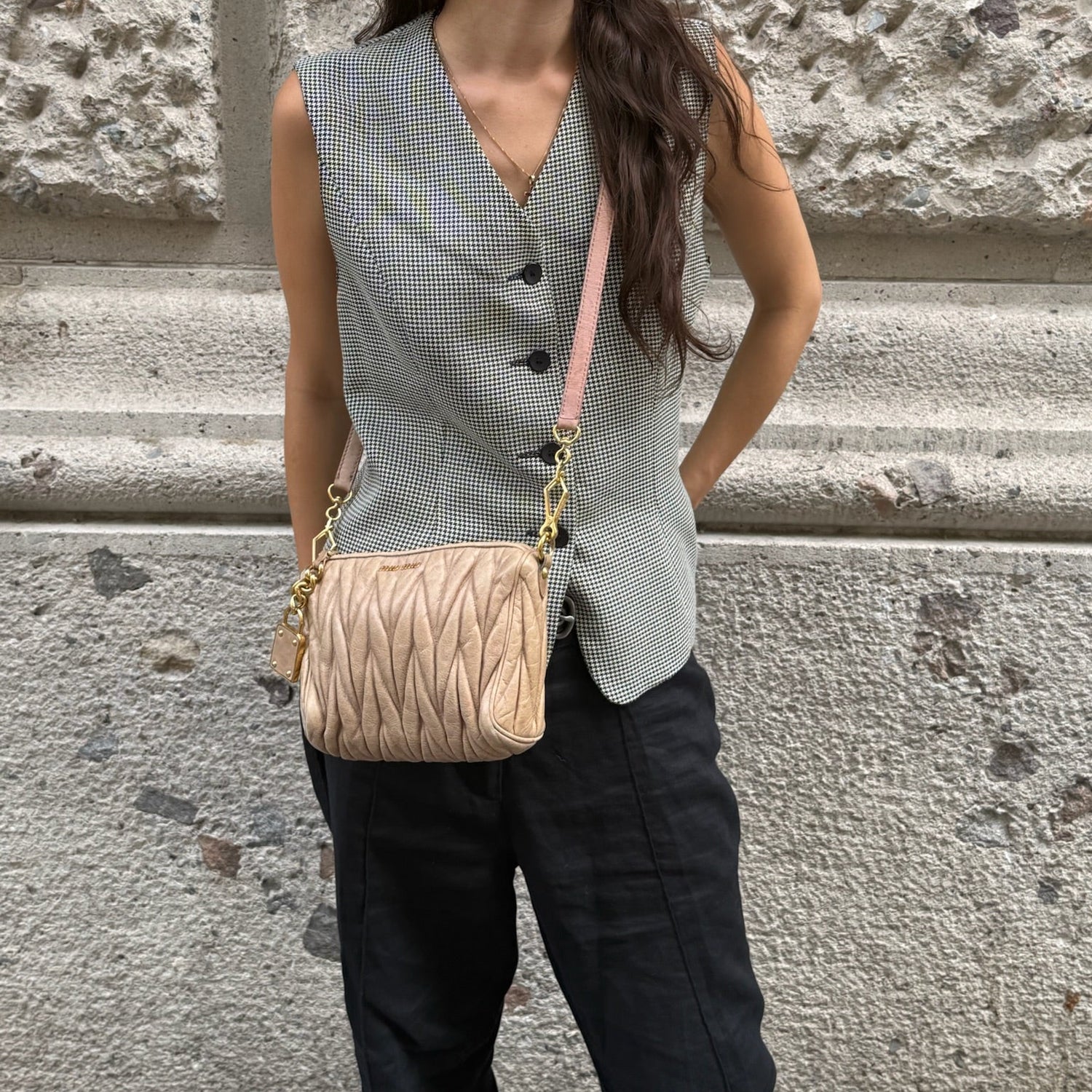 Miu Miu Beige Crossbody