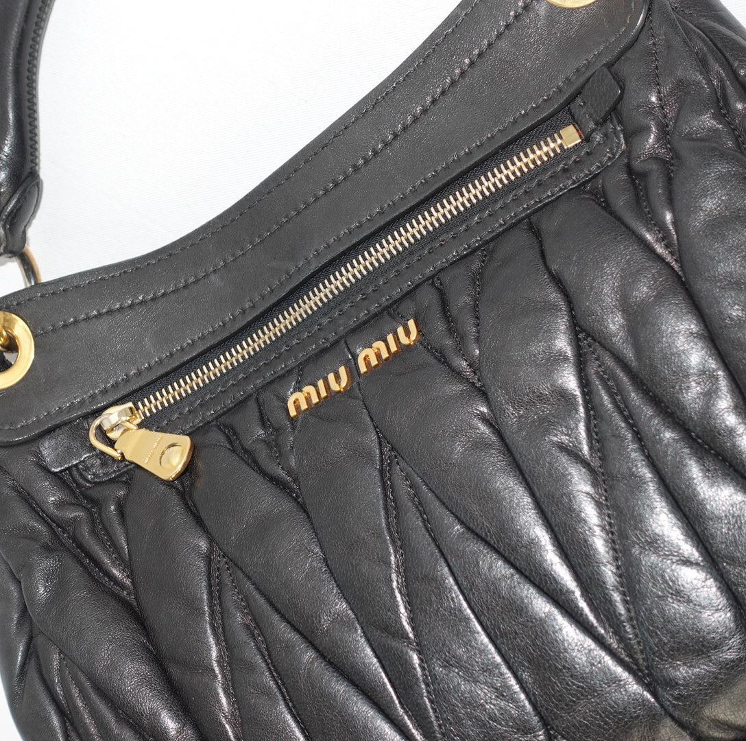 Miu Miu Matelassé Coffer Bag