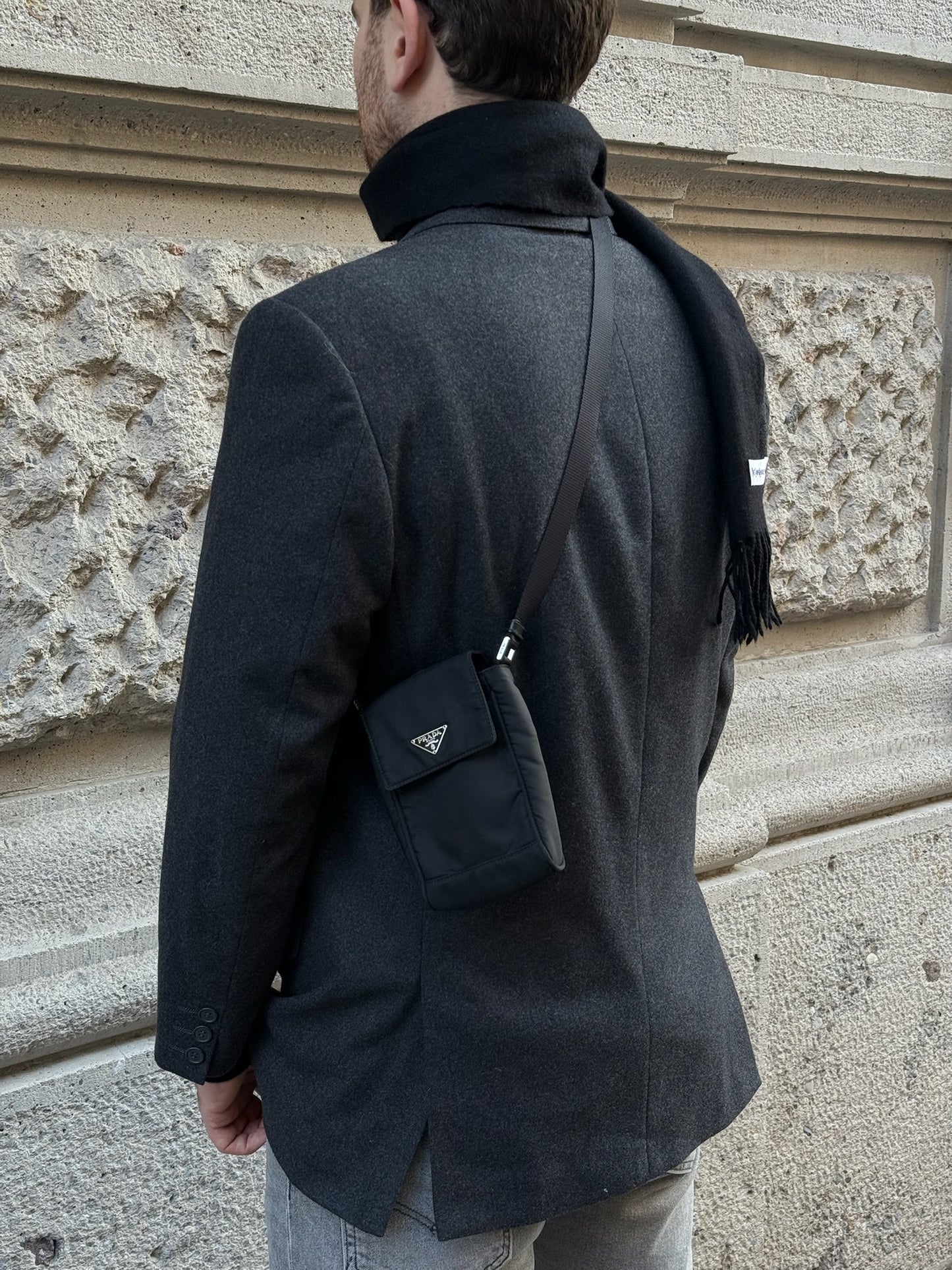 Yves Saint Laurent Grey Wool Blazer