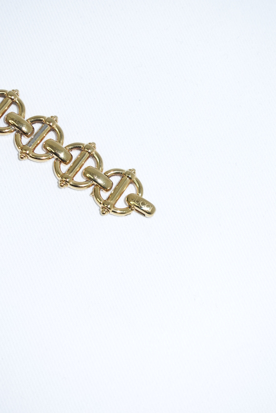 Gucci Gold Toned 6400L Black Dial Vintage Watch