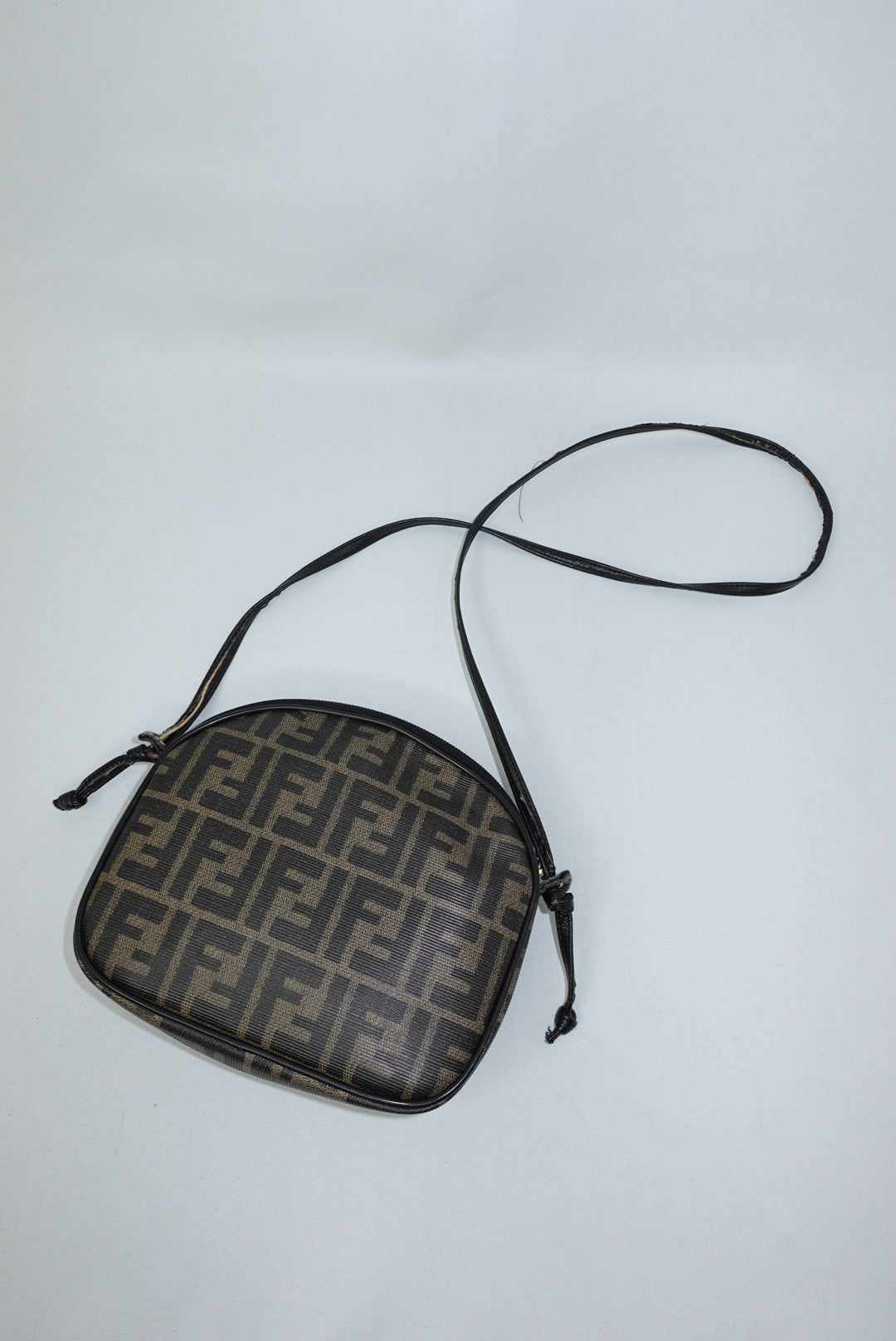 Fendi Monogram Zucca Vintage Crossbody Bag
