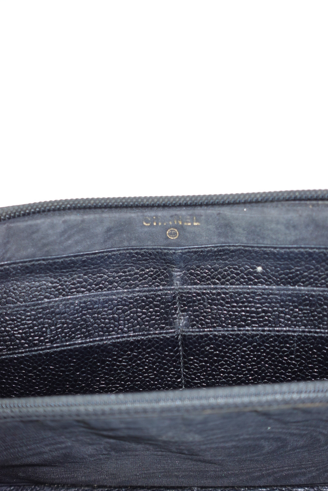 Chanel Re-Worked Black Zip W.O.C.