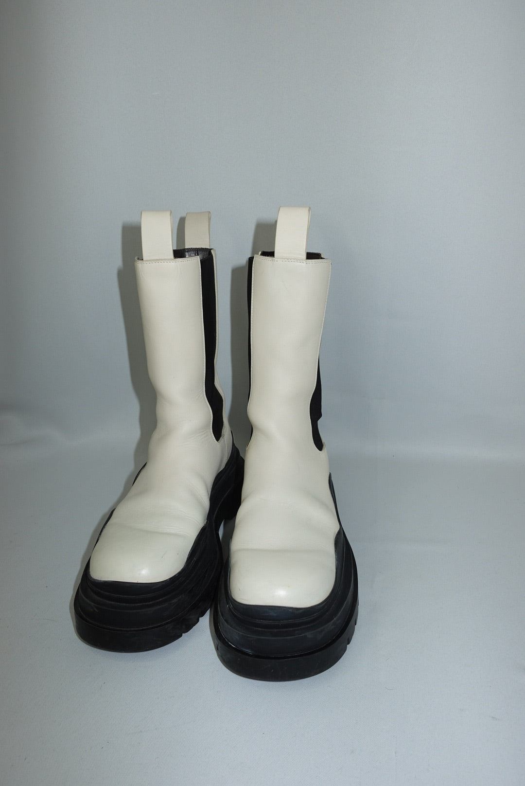 Bottega Veneta Platform Cream Boots 37