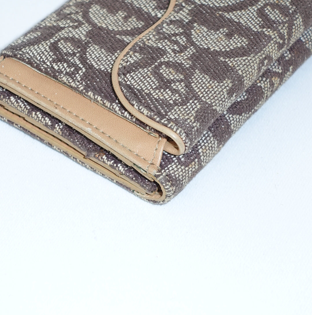 Dior Brown Monogram Wallet