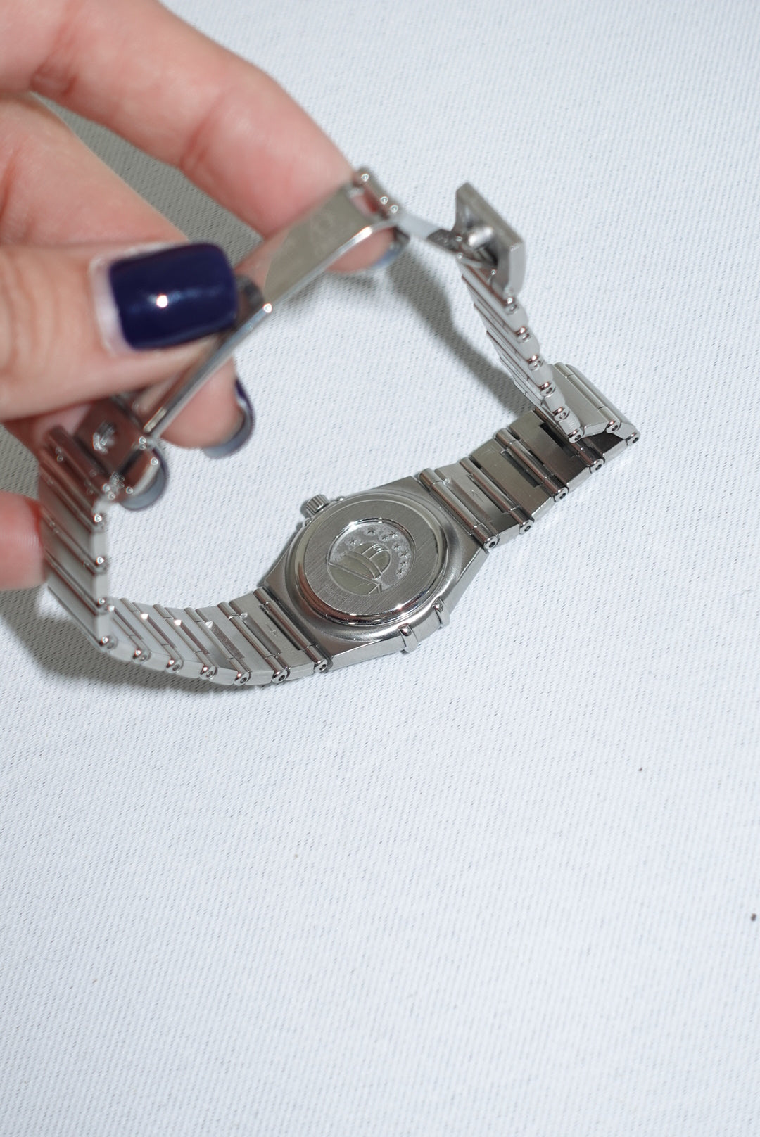 Orologio vintage Omega Constellation Mini Quarz color argento